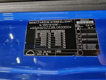 MAN TGS 35.400 / 8x4-4 / CONTAINER SYSTEM / PALFINGER Z CRANE