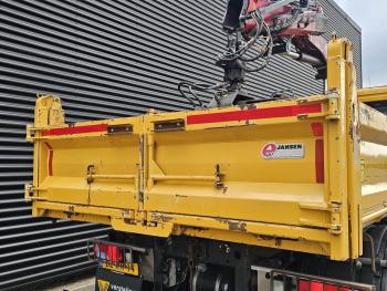 MAN TGM 18.250 4x4 BB / CRANE + 3 SIDE TIPPER