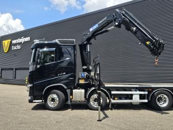 Volvo FH540 8X4 / HMF 28TM KRAN / CRANE / OPRIJ- MACHINETRANSPORT