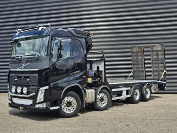 Volvo FH540 8X4 / HMF 28TM KRAN / CRANE / OPRIJ- MACHINETRANSPORT