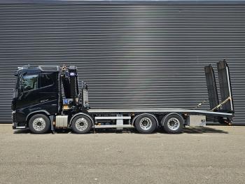 Volvo FH540 8X4 / HMF 28TM KRAN / CRANE / OPRIJ- MACHINETRANSPORT