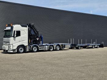 Volvo FH 460 8x2 PALFINGER PK100002 / JIB - LIER / TREKKER - BAKWAGEN