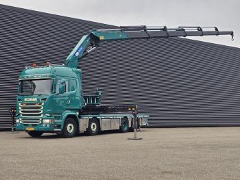 Scania R450 8x2 / HMF 60TM / CRANE / KRAN