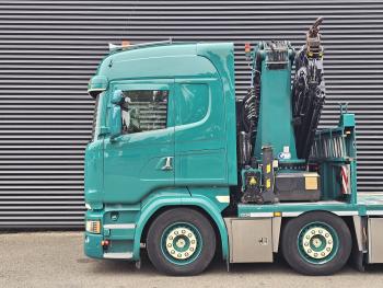 Scania R450 8x2 / HMF 60TM / CRANE / KRAN