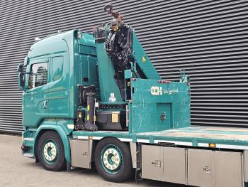 Scania R450 8x2 / HMF 60TM / CRANE / KRAN