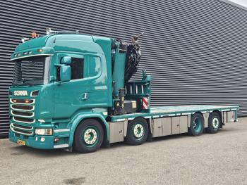 Scania R450 8x2 / HMF 60TM / CRANE / KRAN