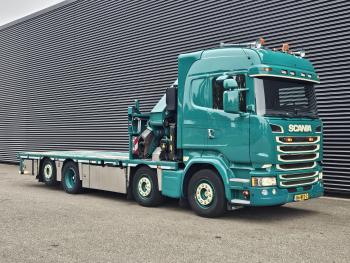 Scania R450 8x2 / HMF 60TM / CRANE / KRAN