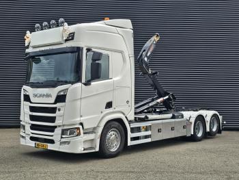 Scania R580 V8 6x2 / HOOKLIFT / HAAKARM / ABROLKIPPER