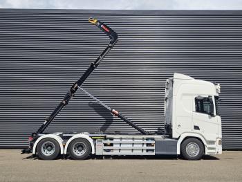 Scania R580 V8 6x2 / HOOKLIFT / HAAKARM / ABROLKIPPER