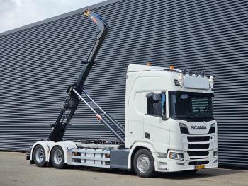 Scania R580 V8 6x2 / HOOKLIFT / HAAKARM / ABROLKIPPER