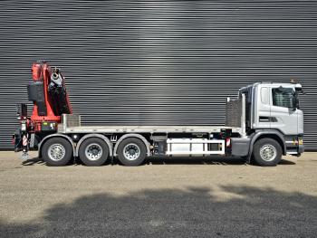 Scania G450 8x4 / RETARDER / FASSI F660 CRANE / KRAN / GRUA
