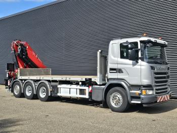 Scania G450 8x4 / RETARDER / FASSI F660 CRANE / KRAN / GRUA