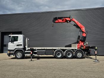 Scania G450 8x4 / RETARDER / FASSI F660 CRANE / KRAN / GRUA
