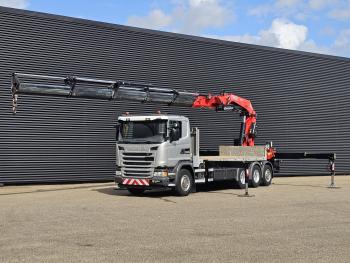 Scania G450 8x4 / RETARDER / FASSI F660 CRANE / KRAN / GRUA