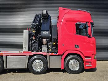 Scania R650 V8 8x4 / HMF 9520 + JIB + WINCH / 140.000 kg GCW