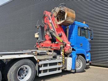 MAN TGS 35.400 / 8x4-4 / CONTAINER SYSTEM / PALFINGER Z CRANE