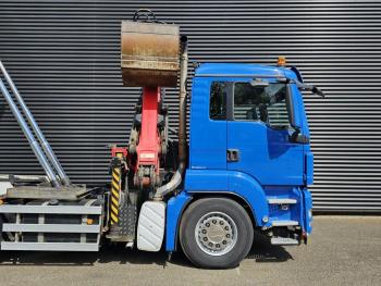 MAN TGS 35.400 / 8x4-4 / CONTAINER SYSTEM / PALFINGER Z CRANE