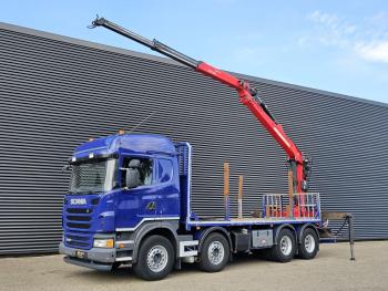 Scania G440 / RETARDER / 8x4 / PALFINGER-EPSILON CRANE
