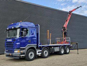 Scania G440 / RETARDER / 8x4 / PALFINGER-EPSILON CRANE